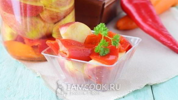 ШАГ 17. перец с яблоками на зиму
