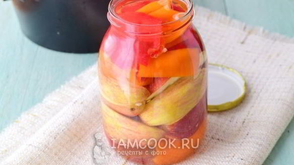 ШАГ 14. перец с яблоками на зиму