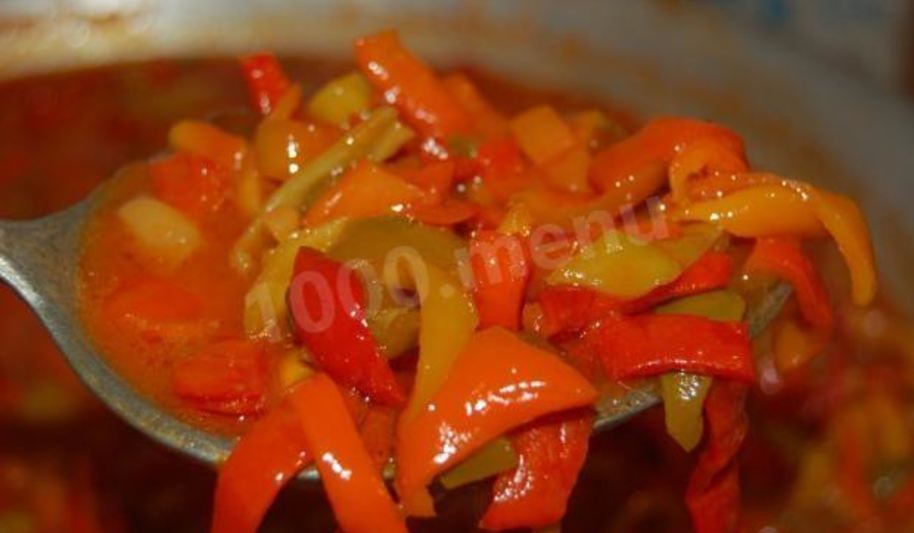 Рецепт перец в соке на зиму