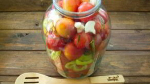 ШАГ 4. помидоры в банках на зиму