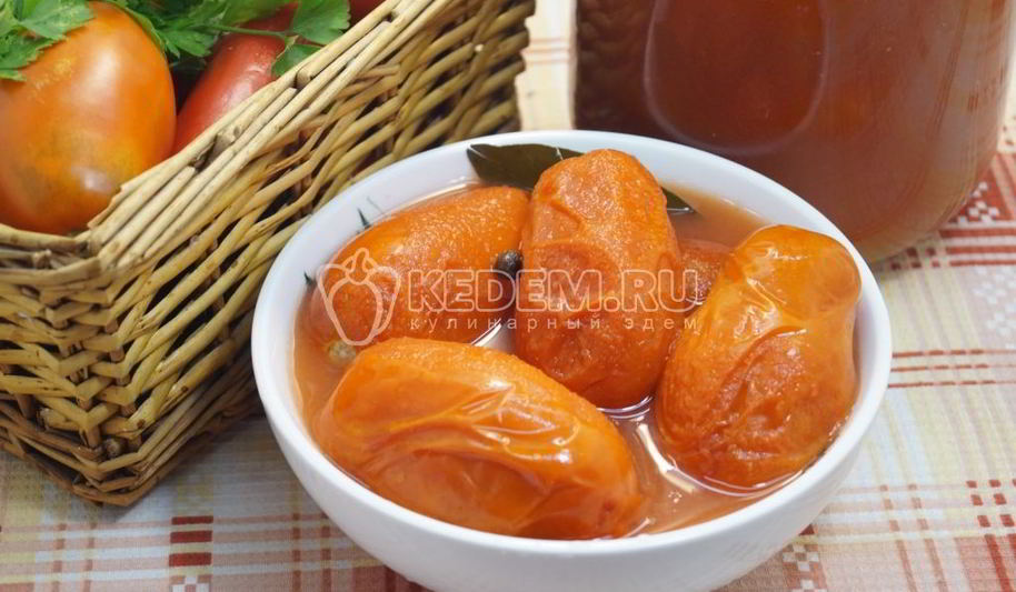 Рецепт помидоры в собственном соку на зиму