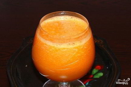 Сок из тыквы и моркови на зиму