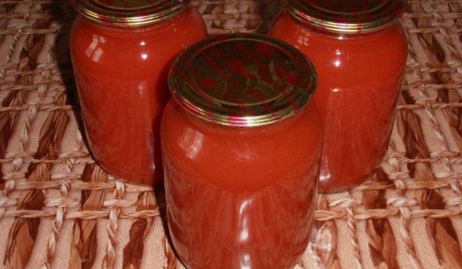 Рецепт томатный сок, законсервированный на зиму