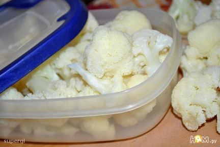 Цветная капуста замороженная на зиму