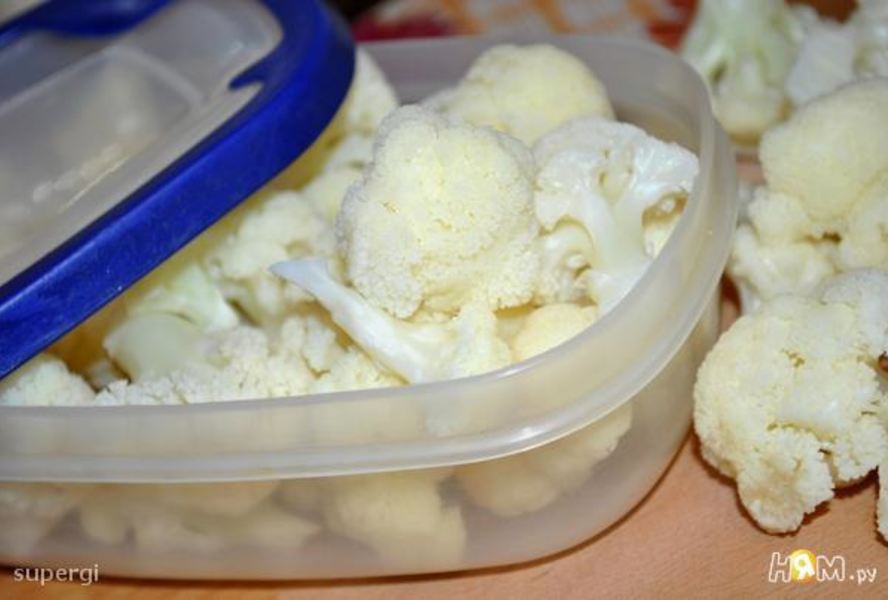 Цветная капуста замороженная на зиму