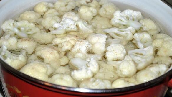 ШАГ 2. цветная капуста замороженная на зиму