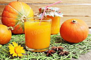 Тыквенный сок на соковыжималке на зиму