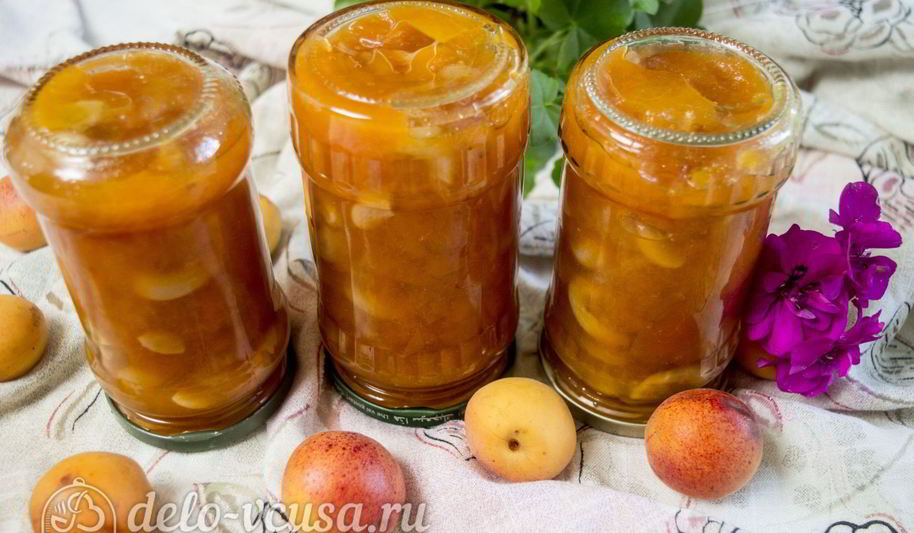 Рецепт абрикосовое варенье с орехами