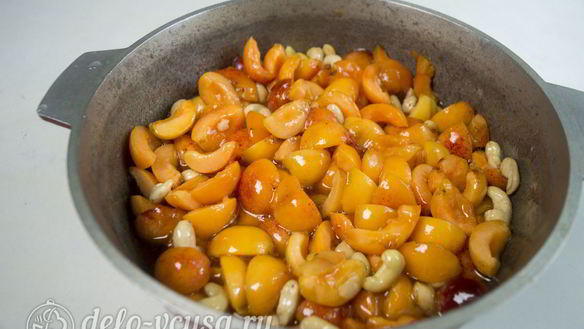 ШАГ 3. абрикосовое варенье с орехами