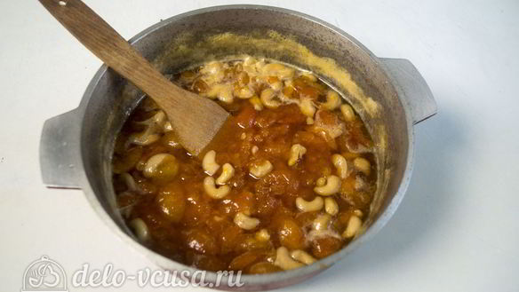ШАГ 5. абрикосовое варенье с орехами