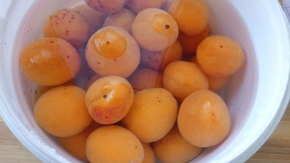 ШАГ 2. абрикосовое варенье с ядрами косточек