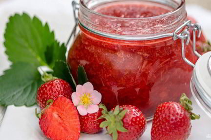 Клубничное варенье через блендер