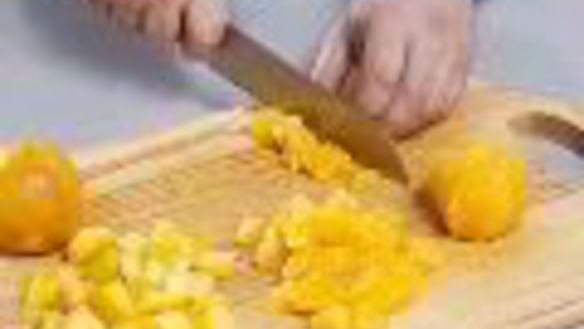 ШАГ 2. персиковое варенье с апельсинами в мультиварке