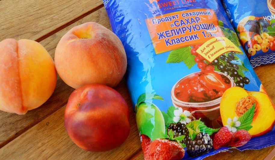 Рецепт персиковый конфитюр