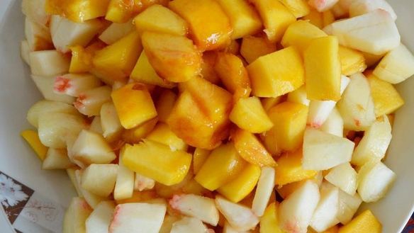 ШАГ 3. персиковый конфитюр