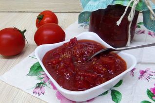 Помидорное варенье с лимонами на зиму