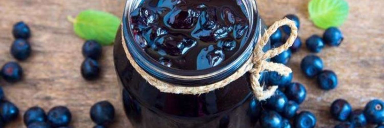 Варенье из черники с лимоном