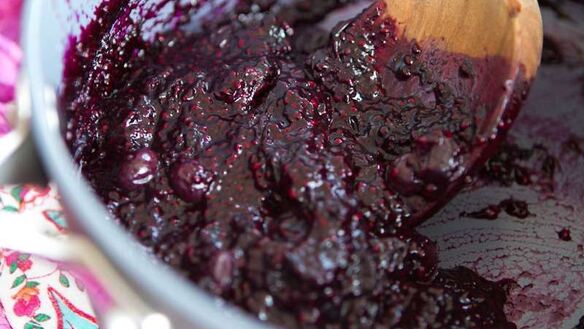 ШАГ 2. варенье из черники с лимоном