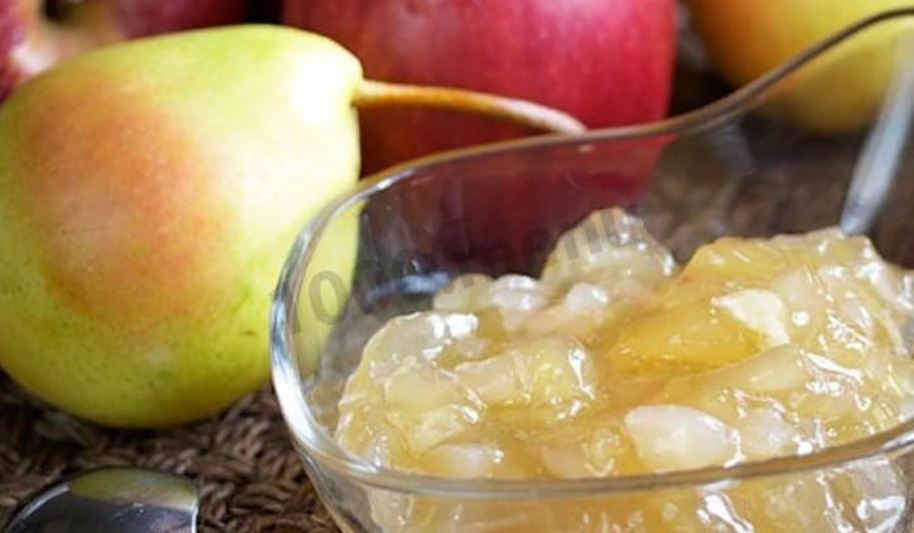 Рецепт варенье из груш и яблок на зиму