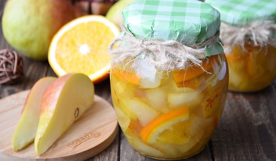 Рецепт варенье из груш с апельсином