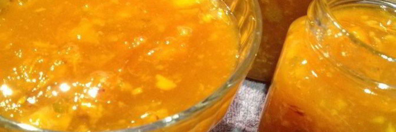 Варенье из мандаринов и хурмы