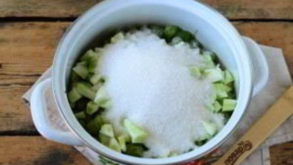 ШАГ 3. варенье из огурцов с крыжовником