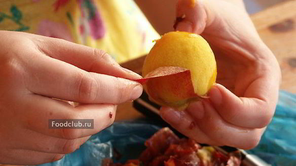 ШАГ 2. варенье из персиков