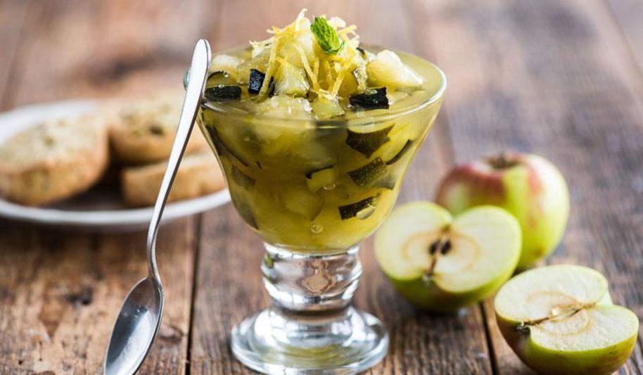 Рецепт варенье из цукини с яблоками