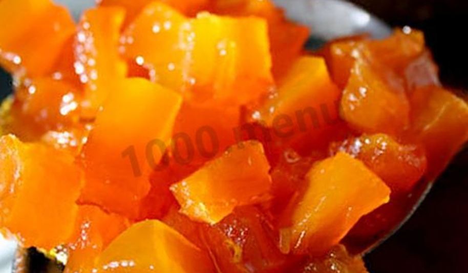 Рецепт варенье из тыквы с курагой