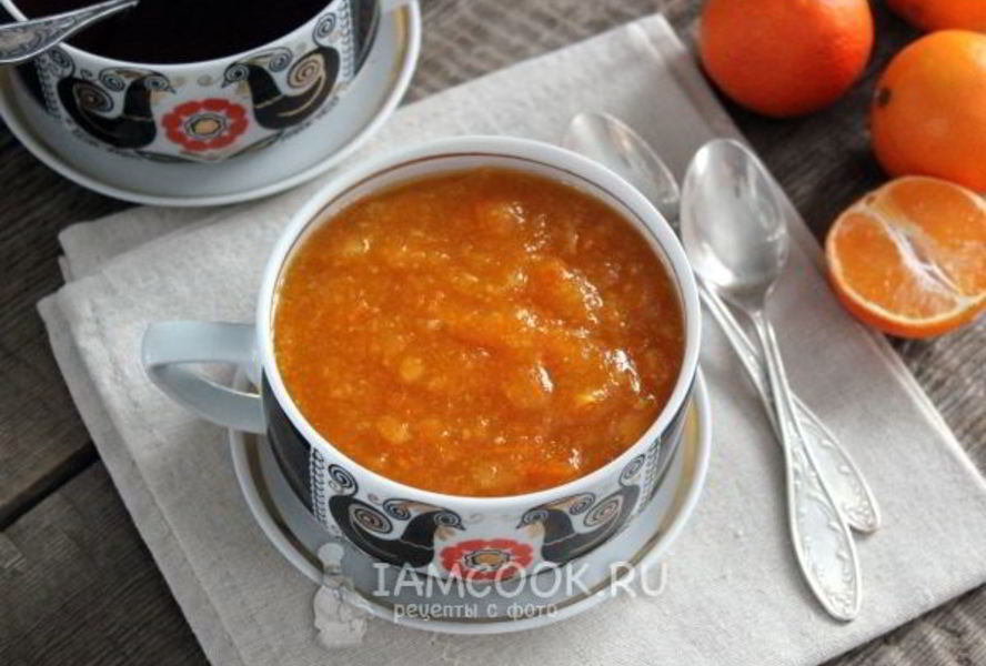 Варенье из тыквы с мандаринами