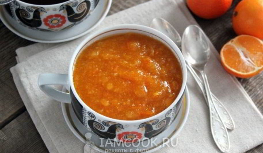 Рецепт варенье из тыквы с мандаринами