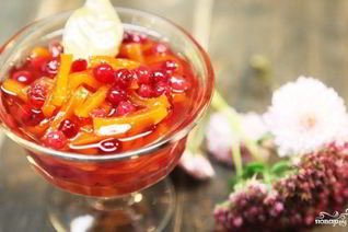 Варенье из зеленой клюквы с айвой