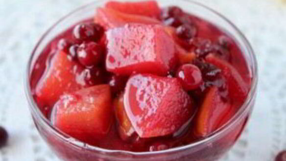 ШАГ 4. варенье из зеленой клюквы с айвой