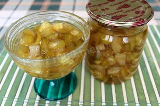 Варенье кабачковое с лимоном, корицей и имбирем