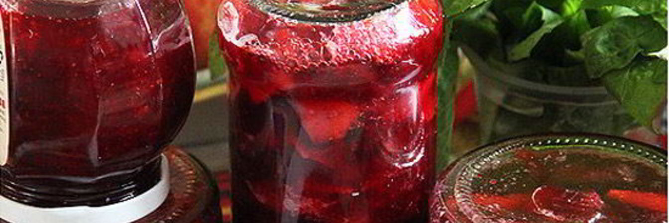 Варенье пятиминутка из брусники и яблок