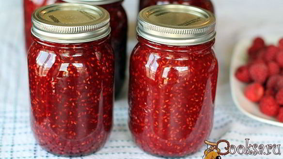 ШАГ 4. варенье-пятиминутка из малины на зиму
