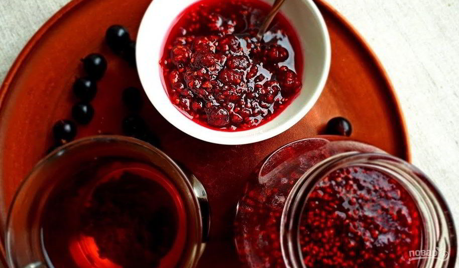 Рецепт вкусное и полезное малиновое варенье