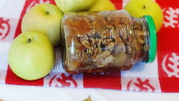 ШАГ 14. яблочное варенье с грецкими орехами