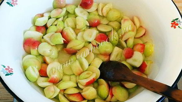 ШАГ 8. яблочное варенье с грецкими орехами