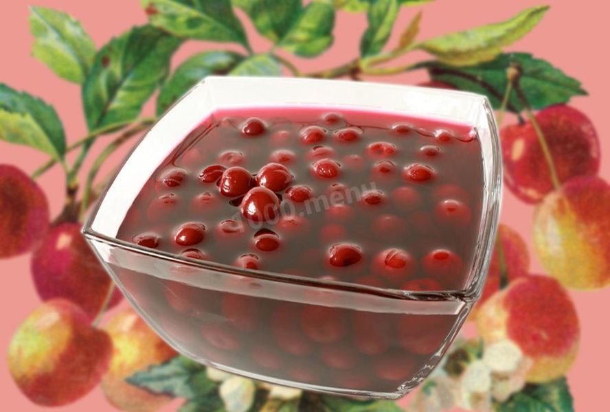 Вишня в собственном соку на зиму с сахаром