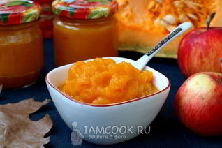 Яблочно-тыквенное пюре на зиму