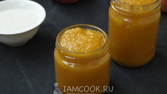 ШАГ 8. яблочно-тыквенное пюре на зиму