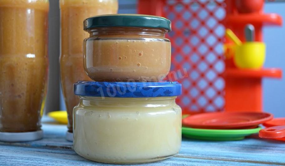 Рецепт яблочное пюре на зиму для детей