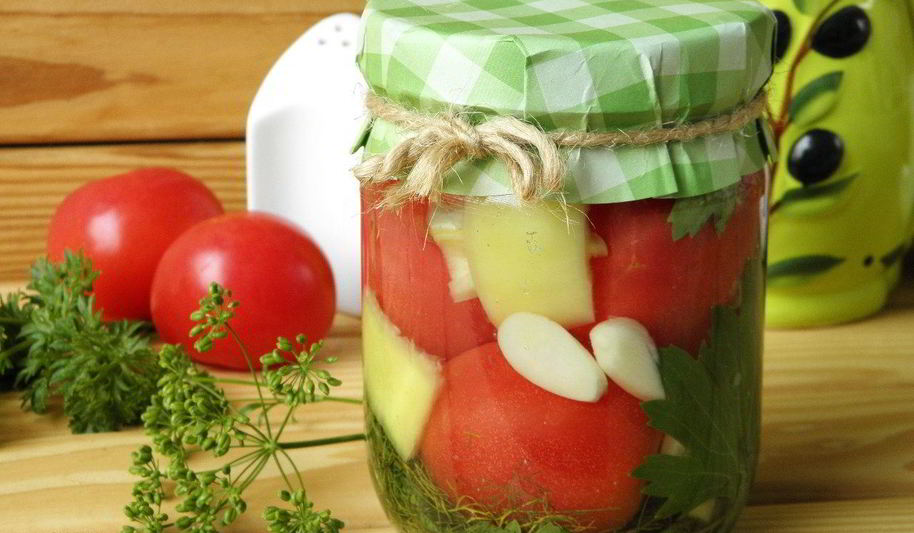 Рецепт закатка томатов на зиму