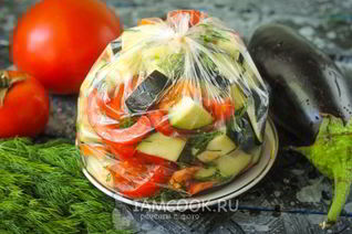 Заморозка для баклажанной икры на зиму