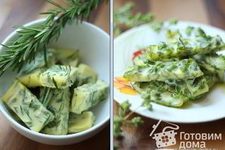 Заморозка розмарина в масле