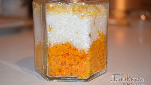 ШАГ 4. засахаренная и засушенная цедра цитрусовых