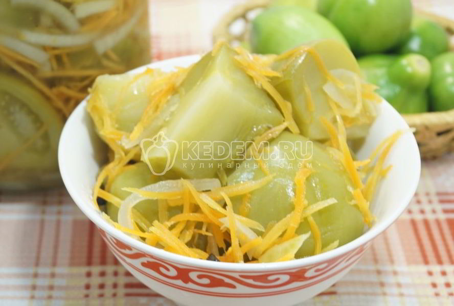 Зеленые помидоры Пальчики оближешь