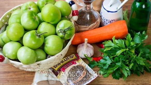 ШАГ 4. зеленые помидоры по-корейски