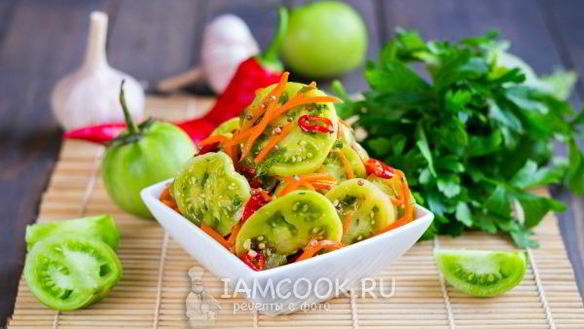 ШАГ 14. зеленые помидоры по-корейски